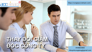 Dịch Vụ Thay Đổi Giám Đốc Chi Nhánh Công Ty