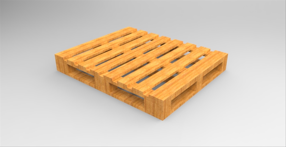 Pallet gỗ 4 hướng nâng