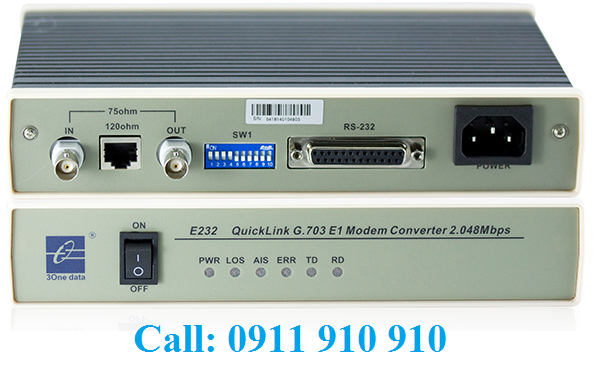 Bộ chuyển đổi E1 Sang RS232/485/422