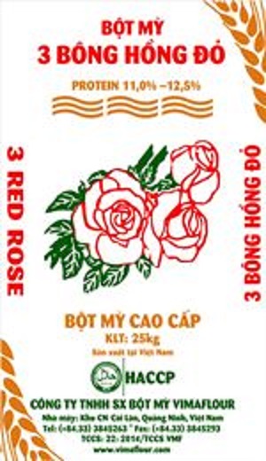 Bột mì 3 Bông Hồng Đỏ