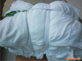 Giẻ lau cotton trắng