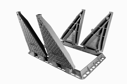 Nắp bể cáp 4 cánh