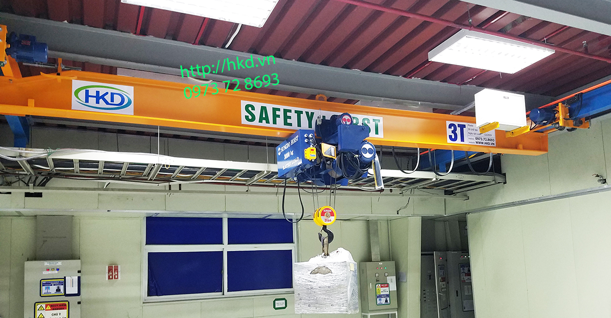 Cầu trục dầm đơn 3 tấn