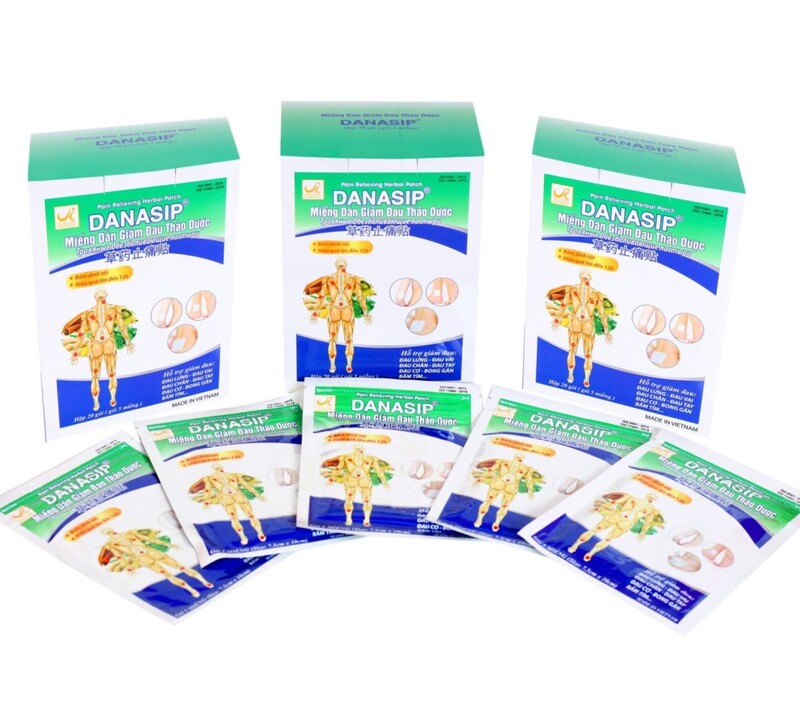 Miếng dán giảm đau thảo dược Danasip