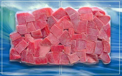 Cá ngừ cắt khối xông CO