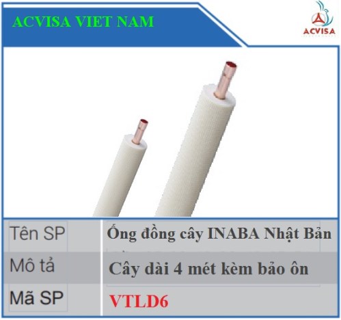 Ống đồng cây INABA