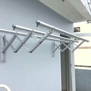 Giàn Phơi Gắn Tường Kéo Ngang