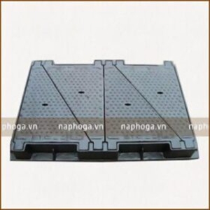 Nắp Bể Cáp Gang 4 Cánh
