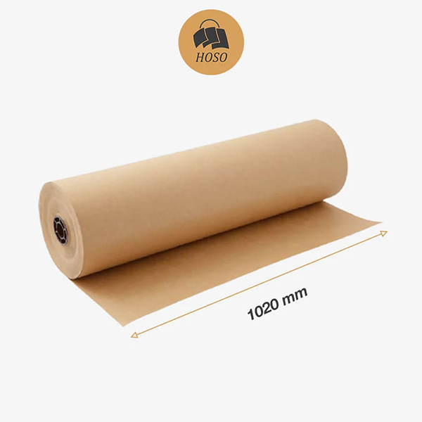 Giấy Kraft cuộn nâu