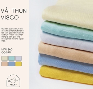 Vải Thun Visco