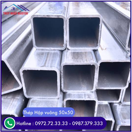 Thép hộp vuông 50x50