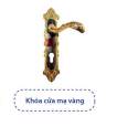 Khóa cửa mạ vàng