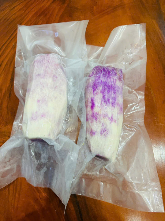 Khoai mỡ cấp đông