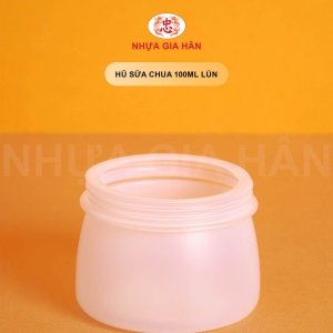 Hũ Sữa Chua Nhựa HDPE Lùn 100ml