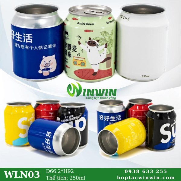 Lon nhôm 250ml