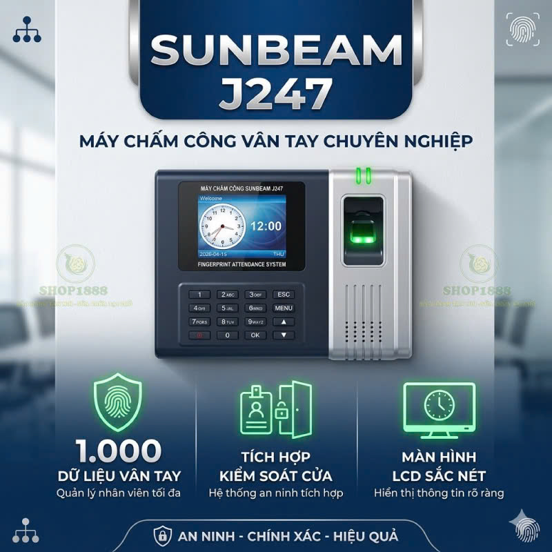 Máy chấm công vân tay