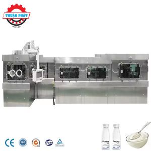 Máy Chiết Rót Vô Trùng Tự Động Sữa Tươi, Sữa Chua
