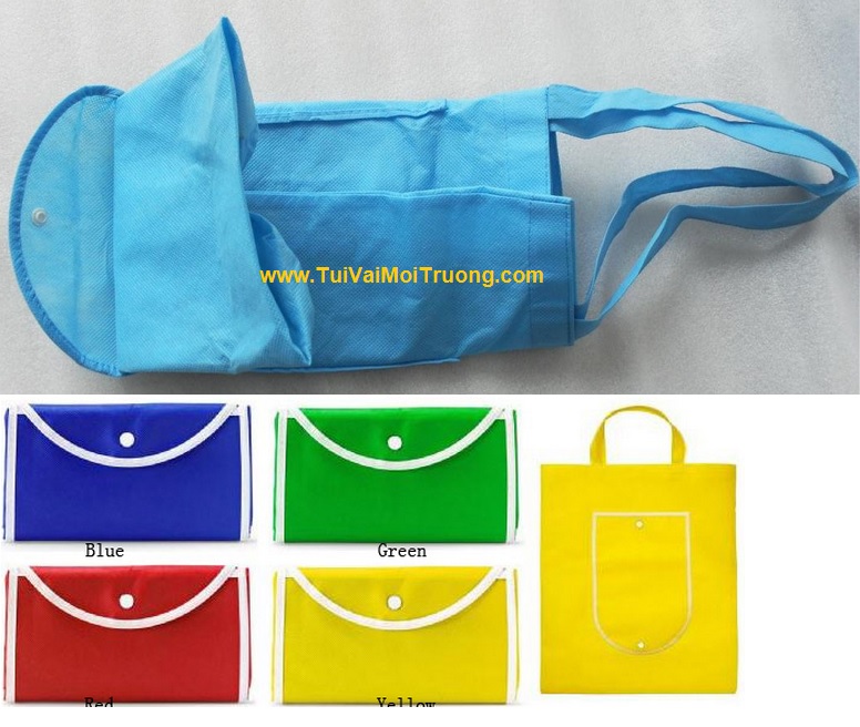 Túi vải không dệt gấp xếp