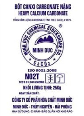 Bột canxi cacbonate nặng NO2T