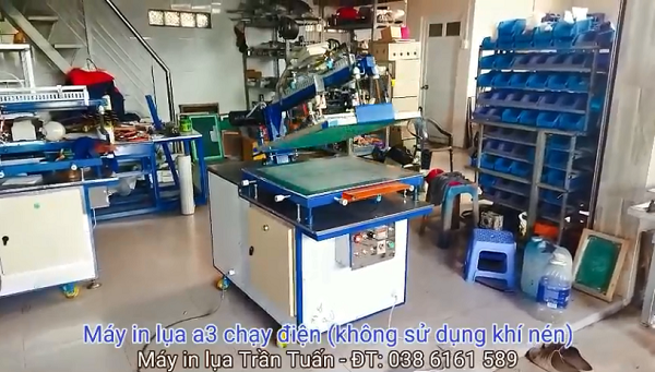 Máy in lụa a3 chạy điện