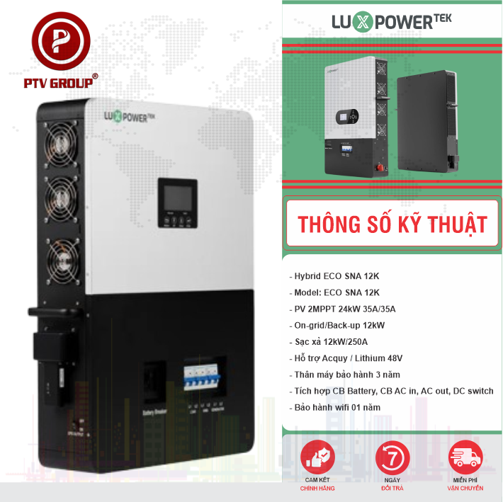 Biến Tần Luxpower ECO Hybrid 12kW