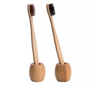 Giá đựng bàn chải đánh răng bằng tre
