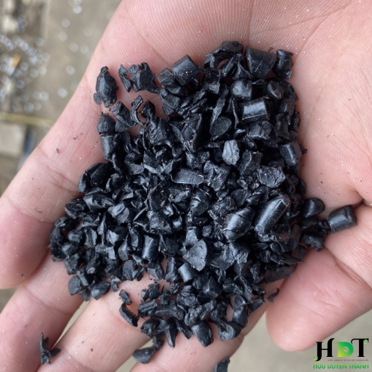 Hạt nhựa ABS đen miếng