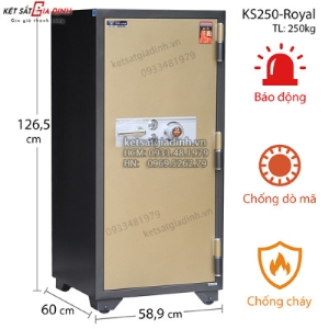 Két Sắt Hòa Phát The One Có Định Vị KS250-Royal
