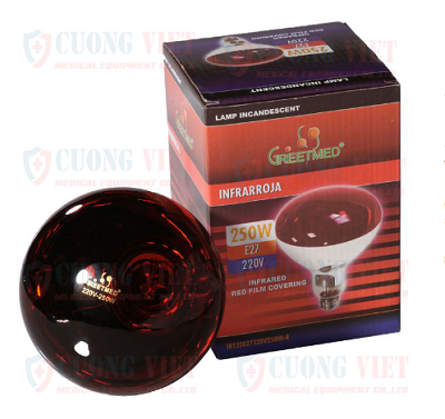 Bóng đèn hồng ngoại Greetmed 250W Đỏ