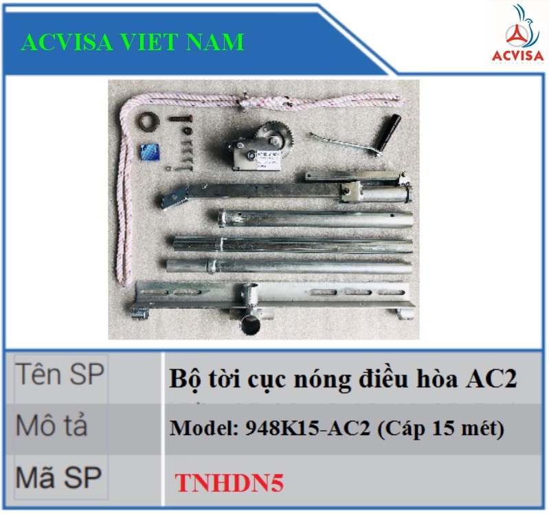 Bộ tời cục nóng điều hòa