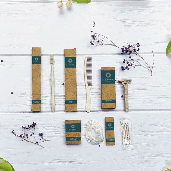 Bộ đồ dùng hộp giấy kraft