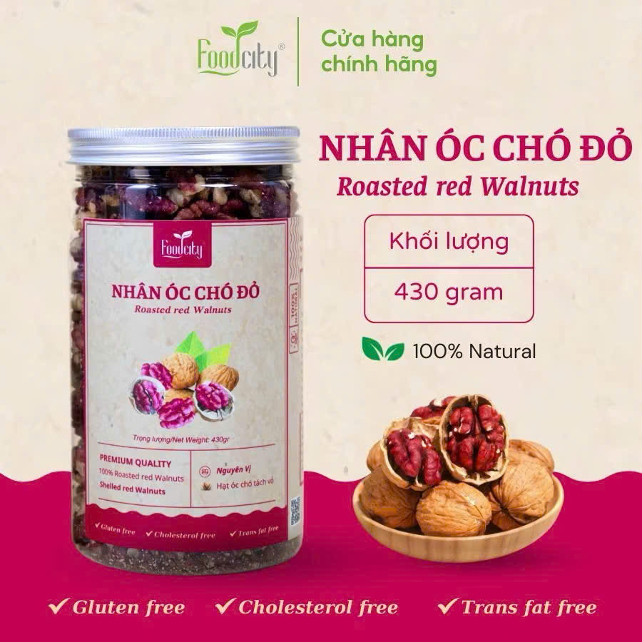 Nhân óc chó đỏ