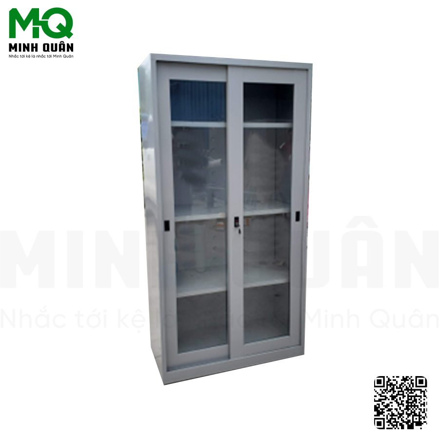 Tủ 2 cánh kính lùa