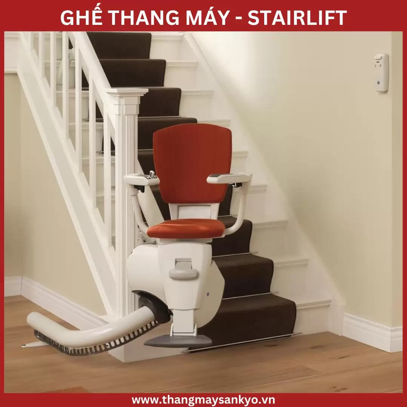 Ghế thang máy cho người cao tuổi