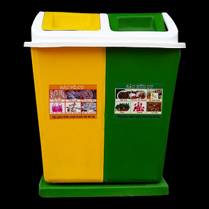 Thùng Rác Composite 2 Ngăn