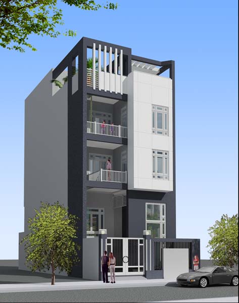 Thiết kế xây dựng nhà phố