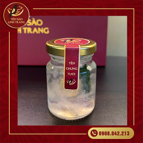 Yến chưng lá dứa gừng