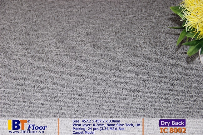 Sàn nhựa Vinyl Hàn Quốc vân thảm