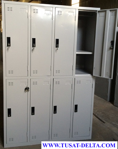 Tủ Sắt Đựng Quần Áo 8 Ngăn