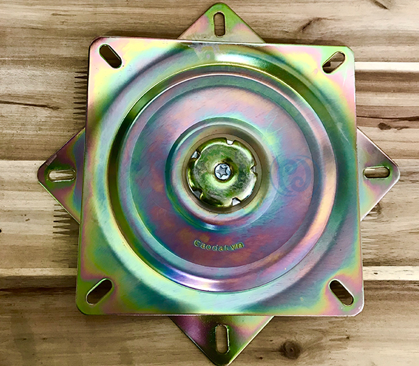 Mâm xoay 2 vòng bi 198x198x2.5 7 màu