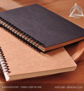 Sổ Tay Lò Xo Kẽm Bìa Giấy