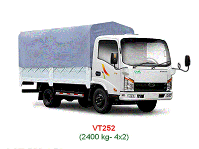 Veam tải VT252 thùng mui bạt