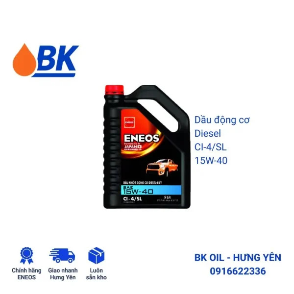 Dầu động cơ Diesel CI-4/SL 15W-40 5L