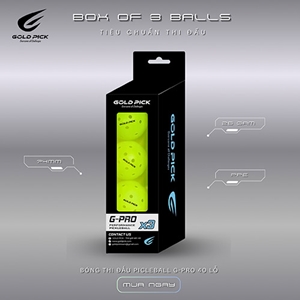 Bóng Pickleball Gold Pick G-PRO BOX 3