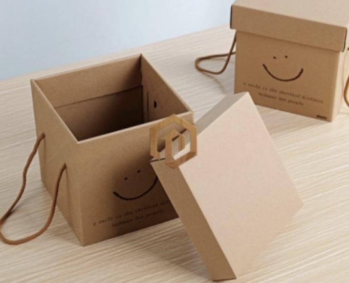Thùng carton in chữ