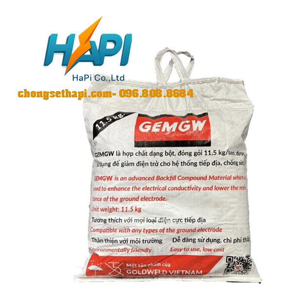 Hóa chất giảm điện trở đất Gem Goldweld