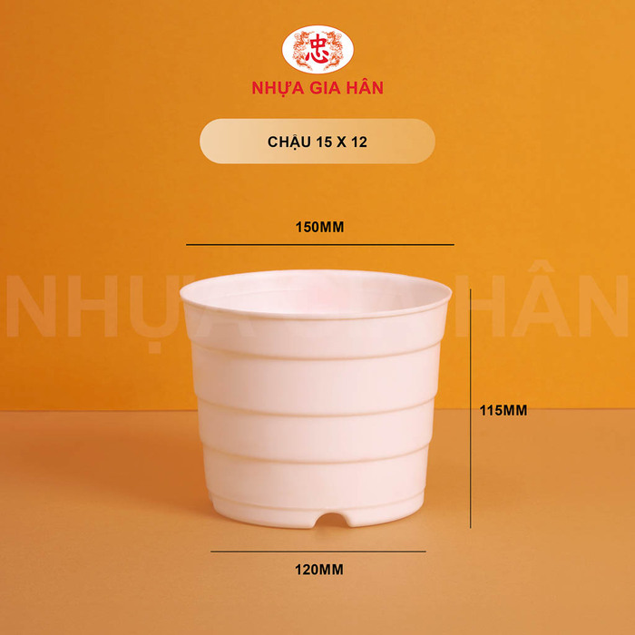 Chậu nhựa 12x15