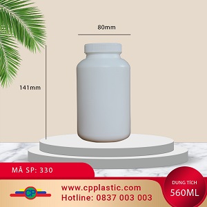Chai Nhựa HDPE Đựng Thuốc Viên