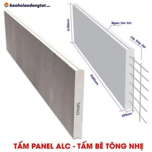 Tấm bê tông nhẹ ALC