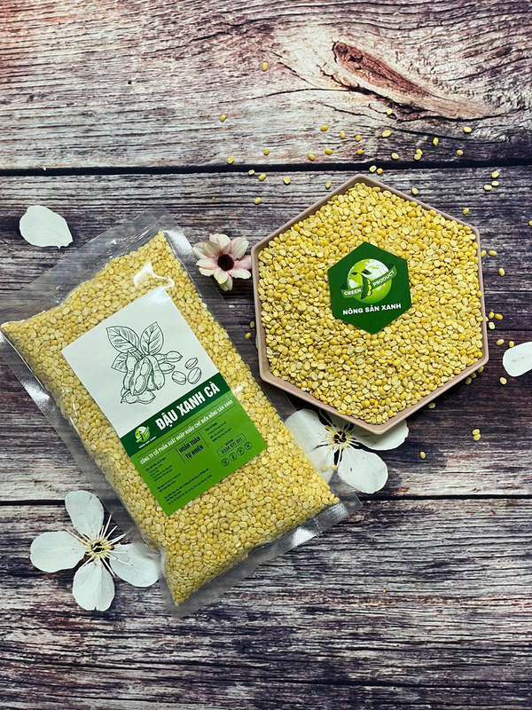 Đậu xanh cà tróc vỏ